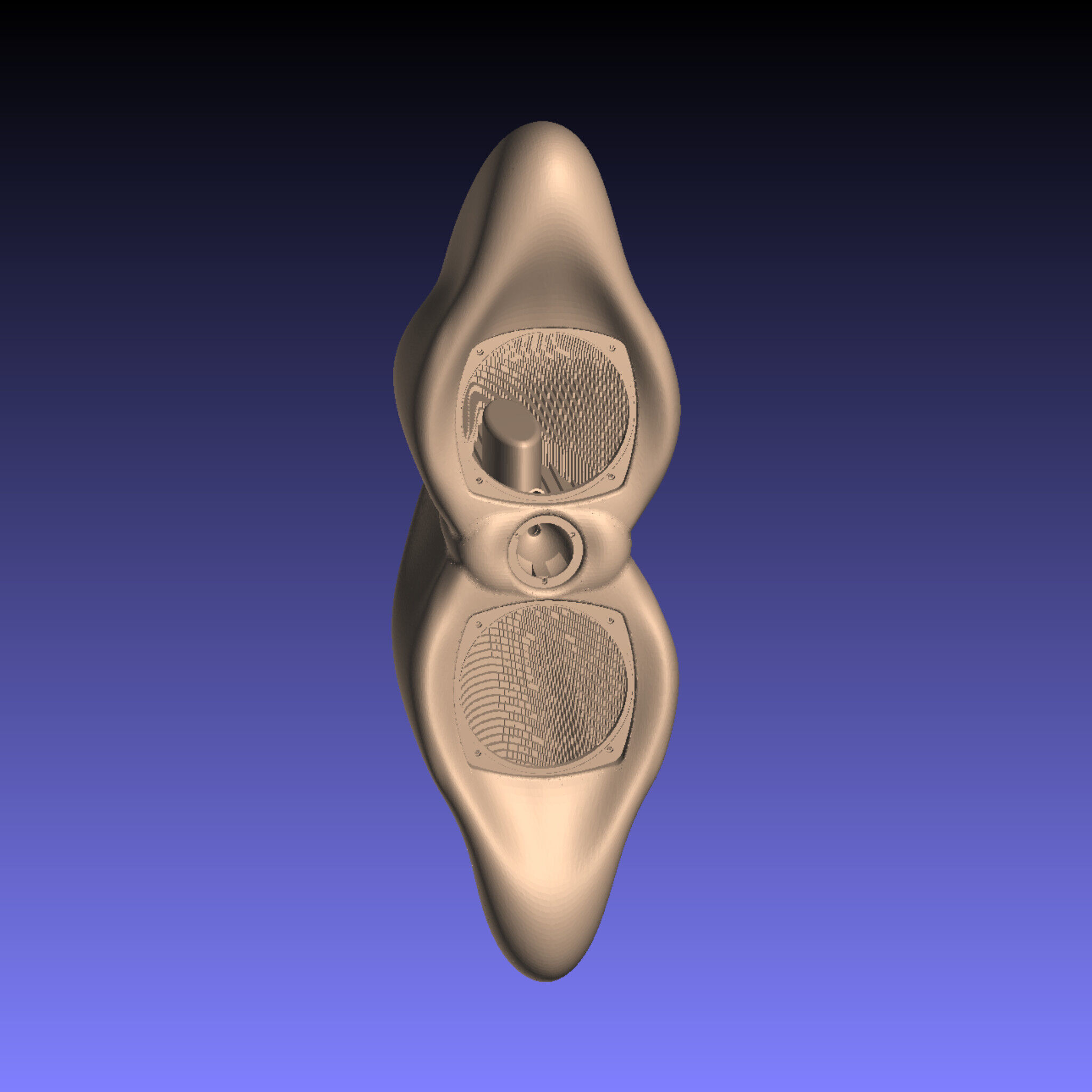 Loudspeaker enclosure NYMOS Plain 3D print model_2