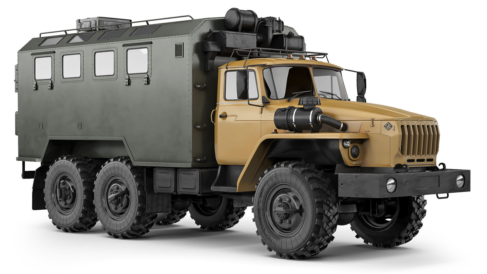 Ural 4320 kung 2015 3D model_6