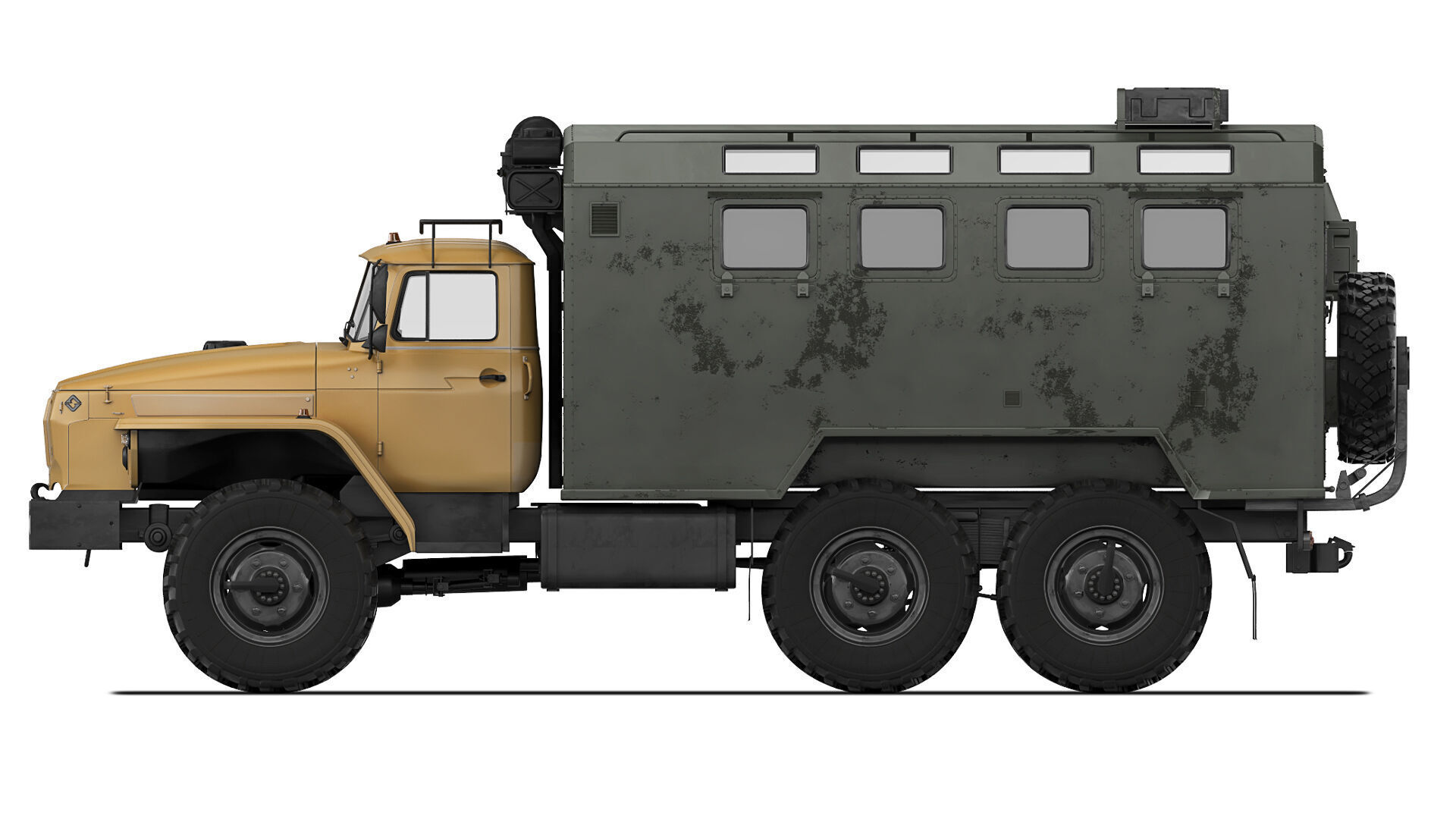 Ural 4320 kung 2015 3D model_1