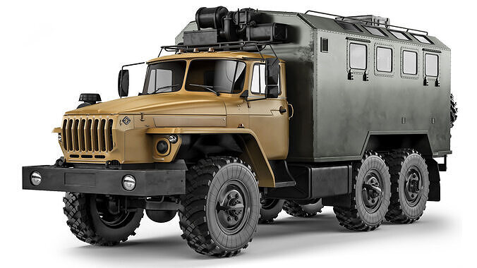Ural 4320 kung 2015 3D model