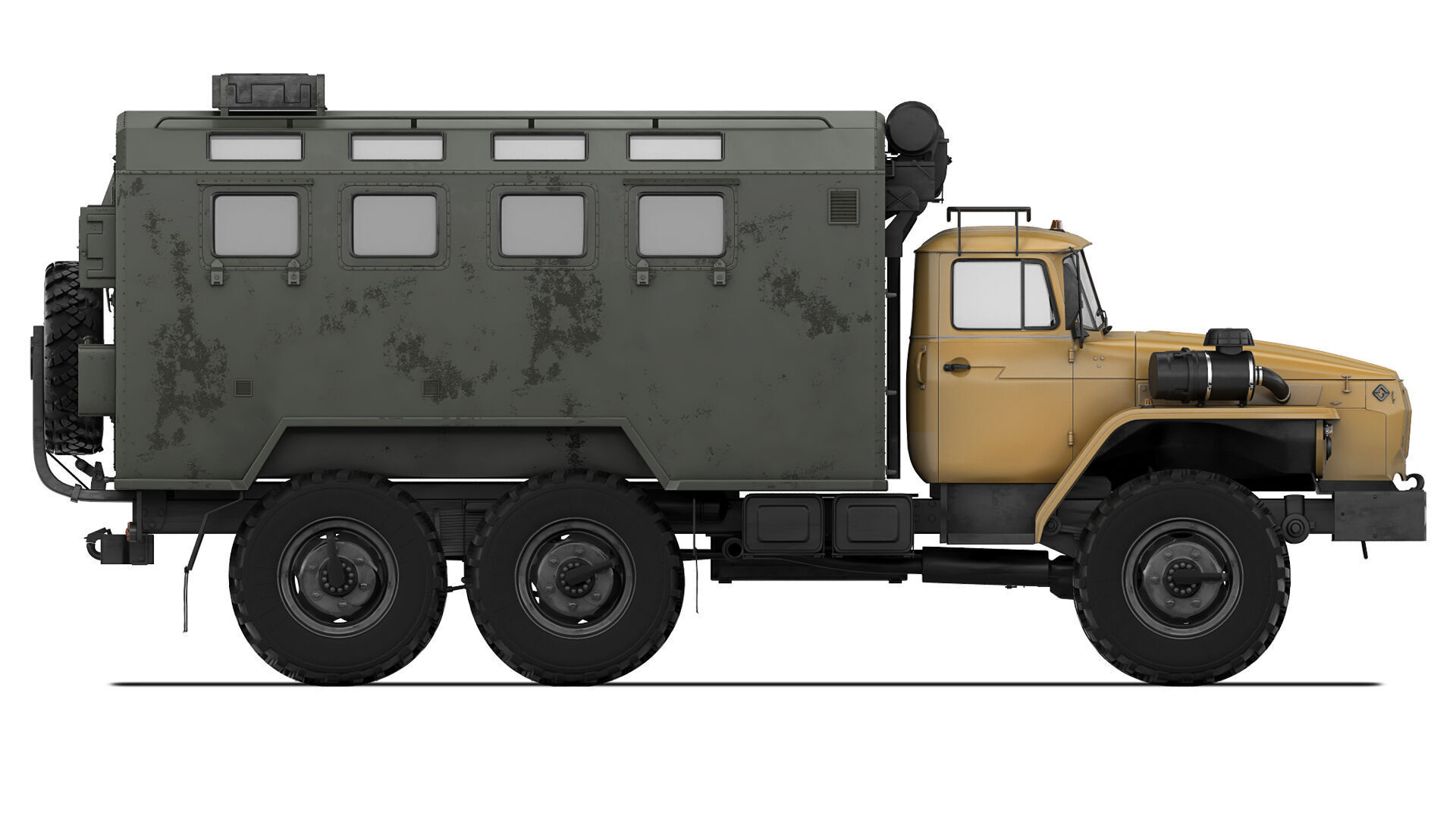 Ural 4320 kung 2015 3D model_5