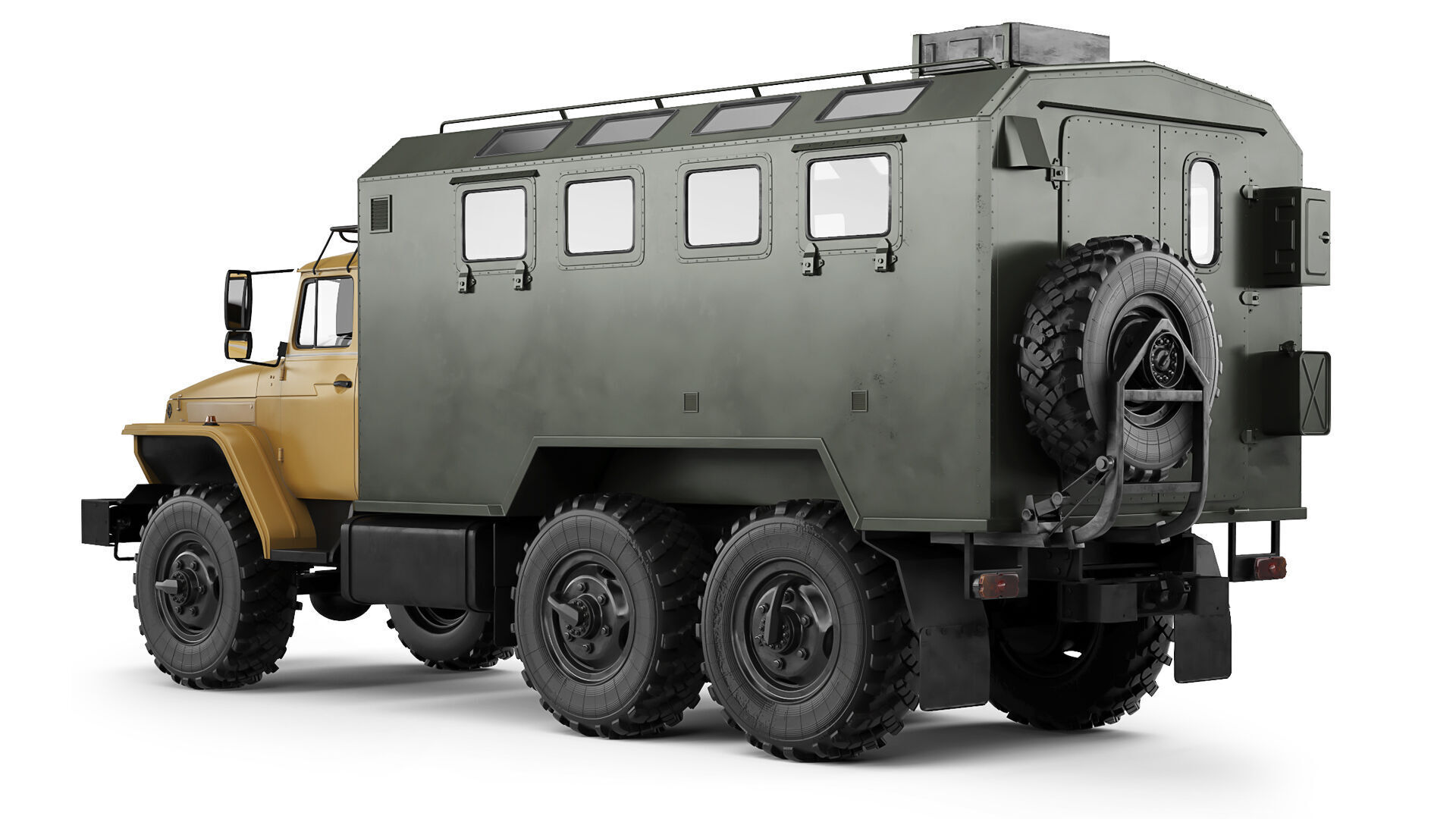Ural 4320 kung 2015 3D model_2