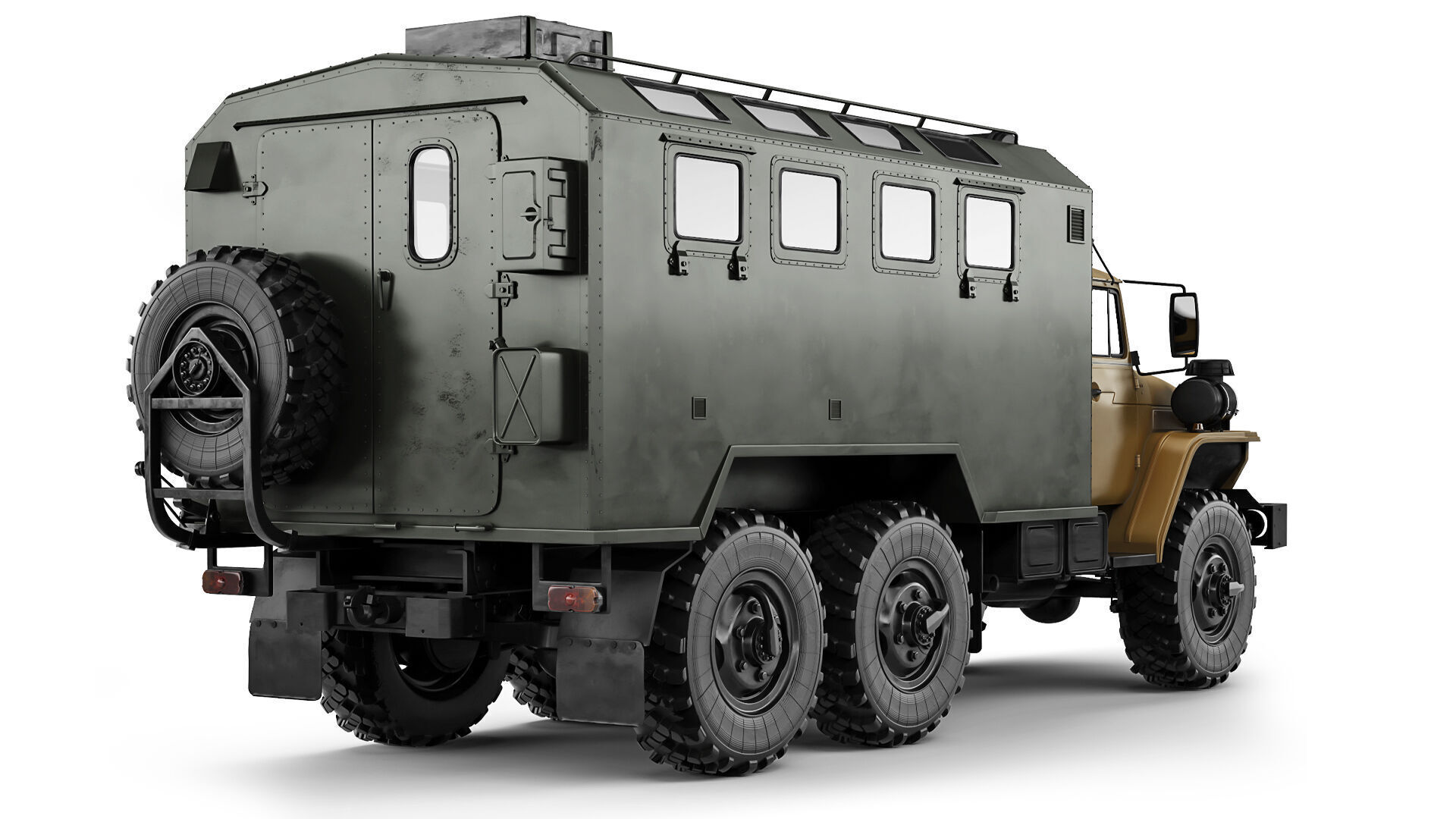 Ural 4320 kung 2015 3D model_4