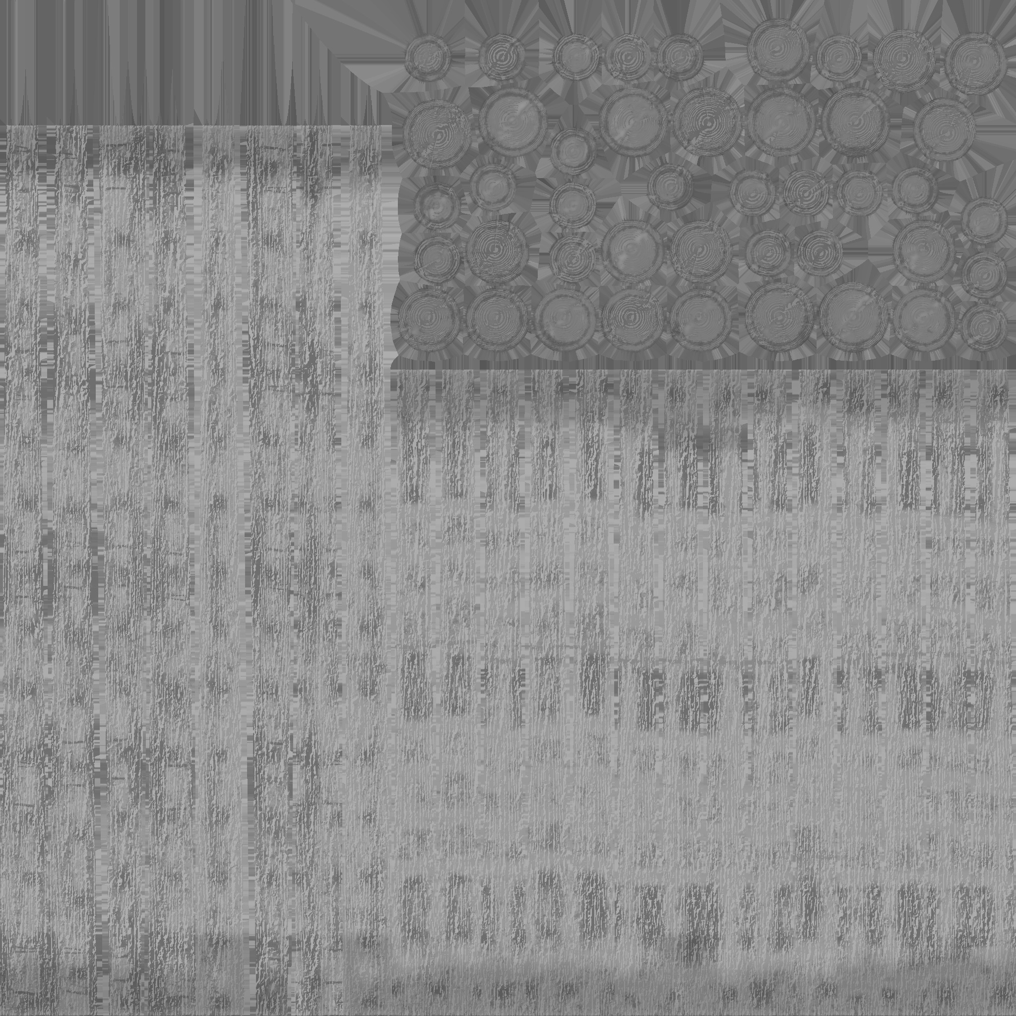 Traditional Wooden Aquaculture Raft and Fishing Raft 3D model_29