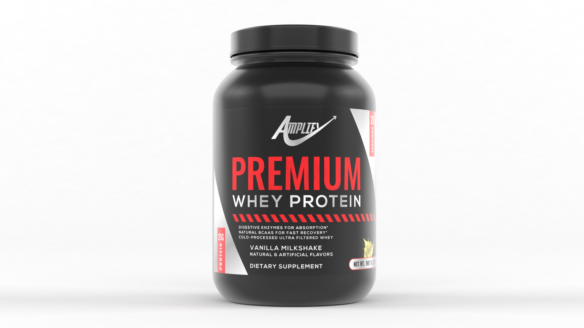 Protein Powder 3D model_1