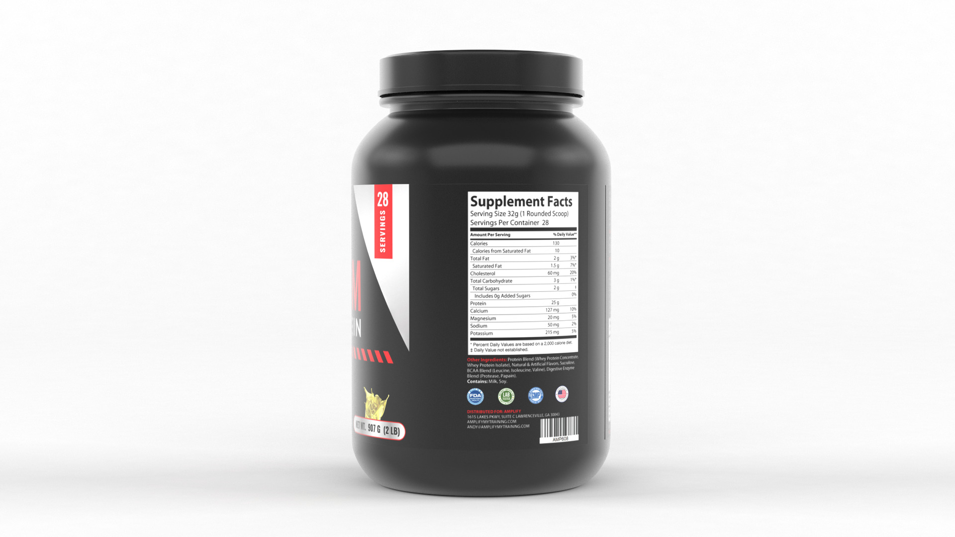 Protein Powder 3D model_2
