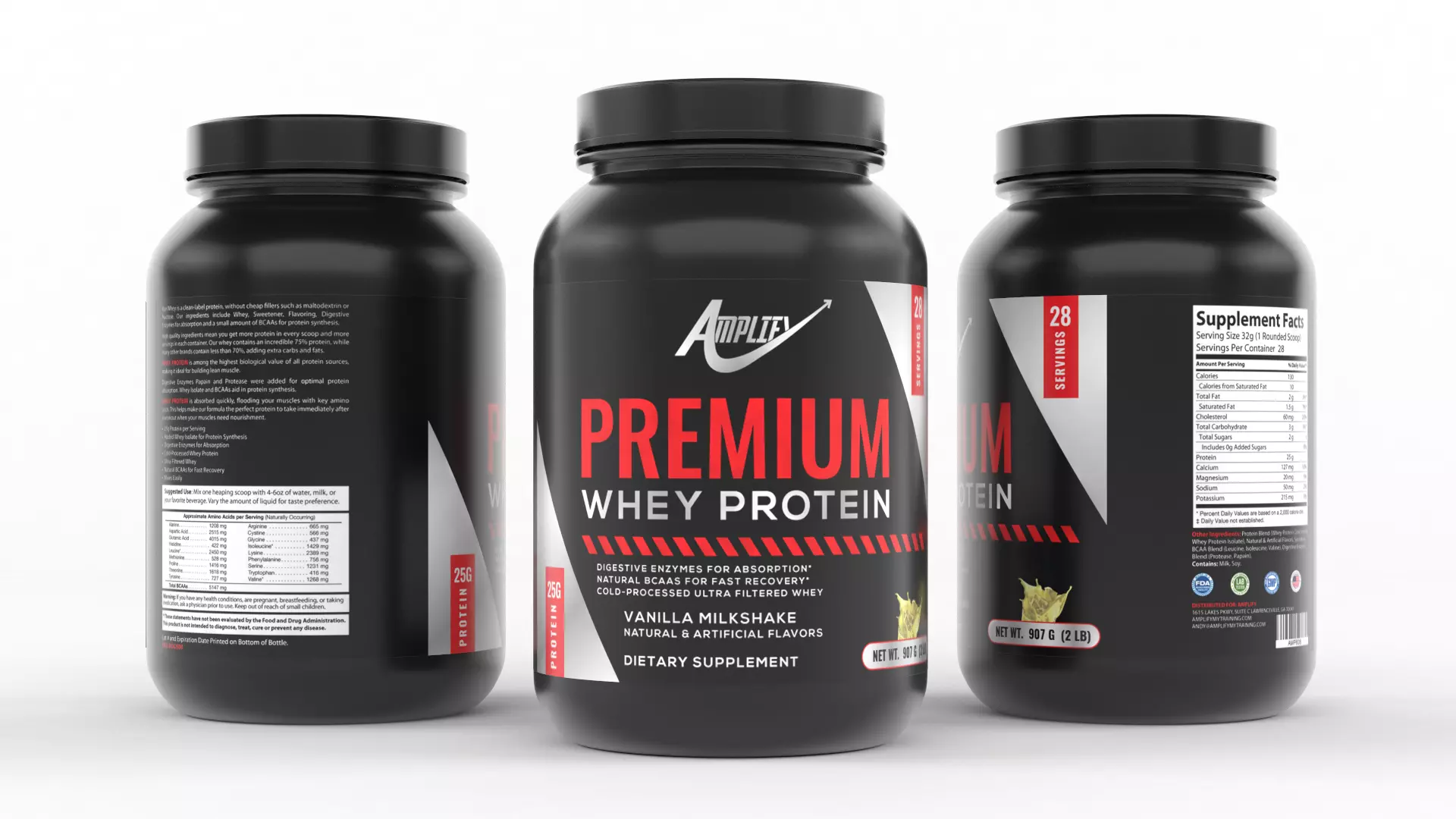 Protein Powder 3D model_0