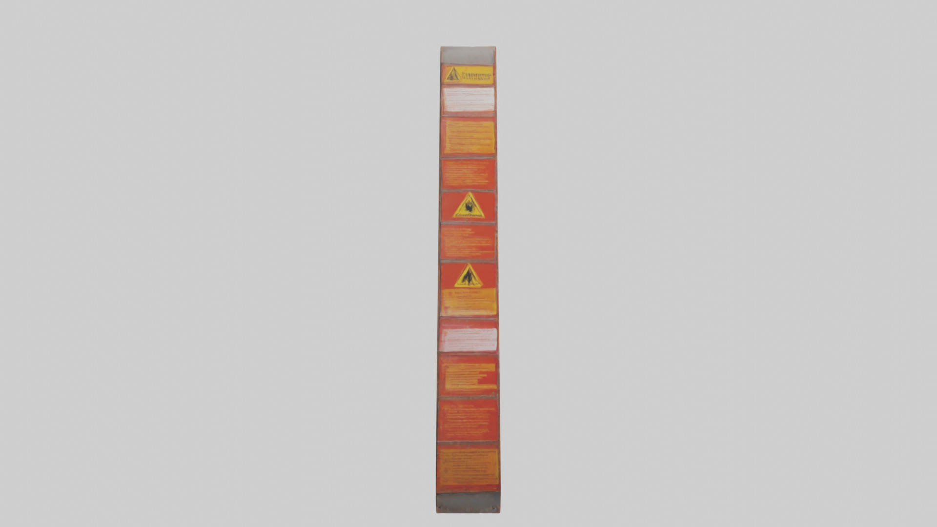 Explosion Risk Danger Sign model 3D model_13