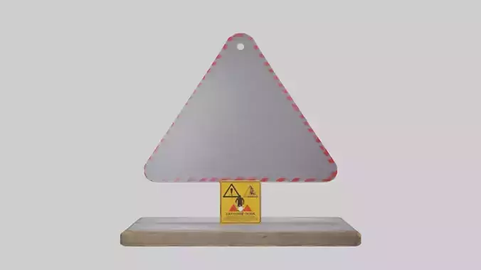 Exposure Risk Caution Sign model