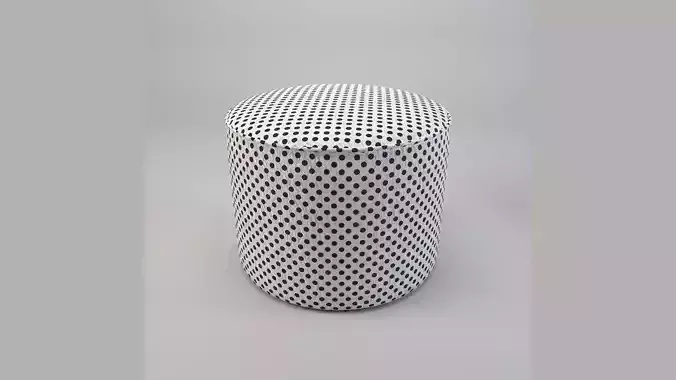 Ottoman Footstool 3d Model