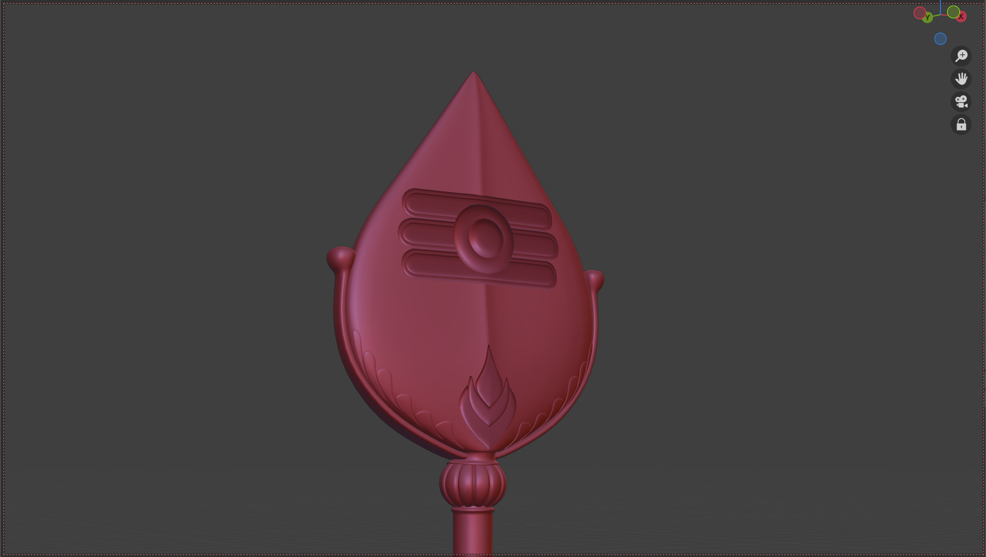 Lord Murugan High Detail VEL Model 3D model_3