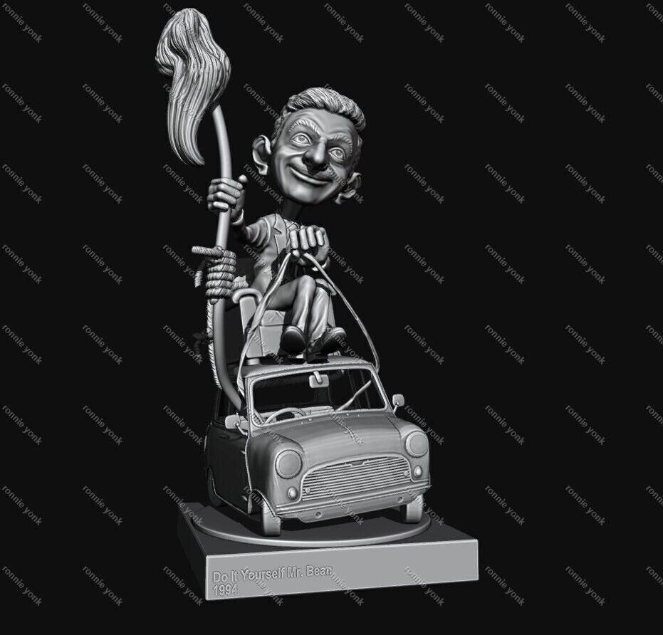 Do It Yourself Mr Bean 1994 3D Printable Figure 3D print model_4