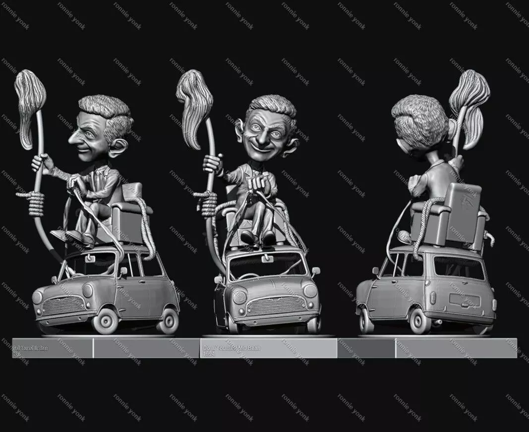 Do It Yourself Mr Bean 1994 3D Printable Figure 3D print model_0