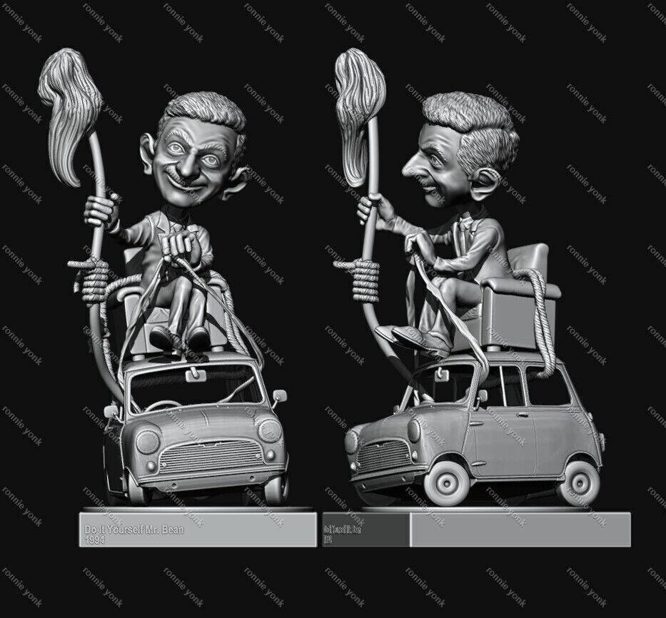Do It Yourself Mr Bean 1994 3D Printable Figure 3D print model_2