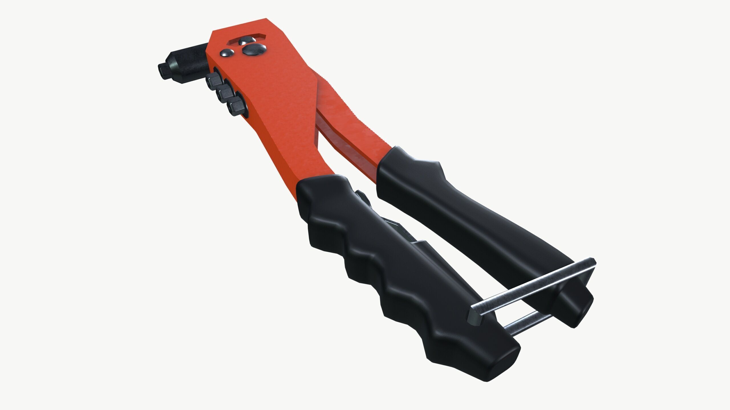 Rivet gun blister Low-poly 3D model_5