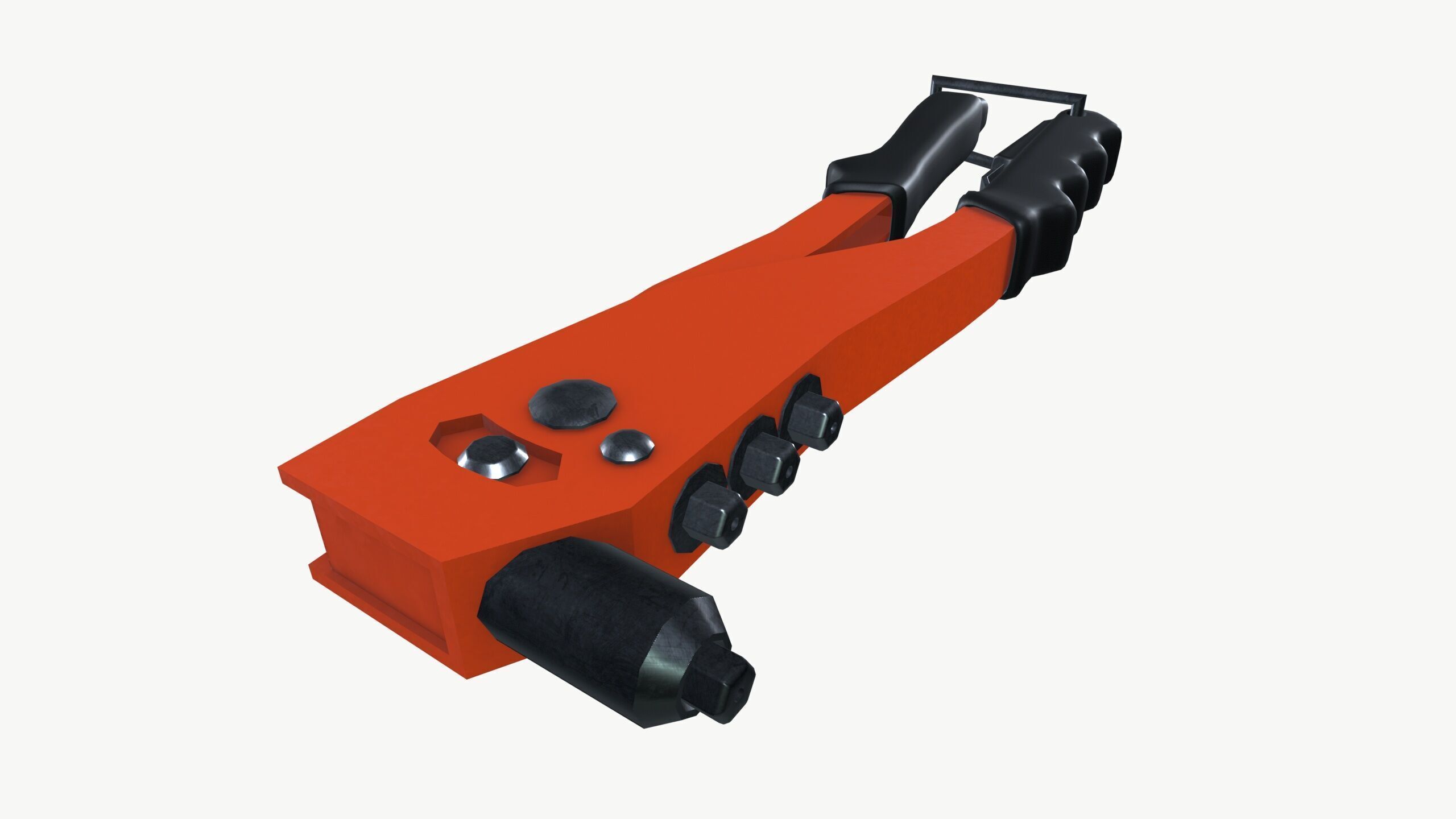 Rivet gun blister Low-poly 3D model_4