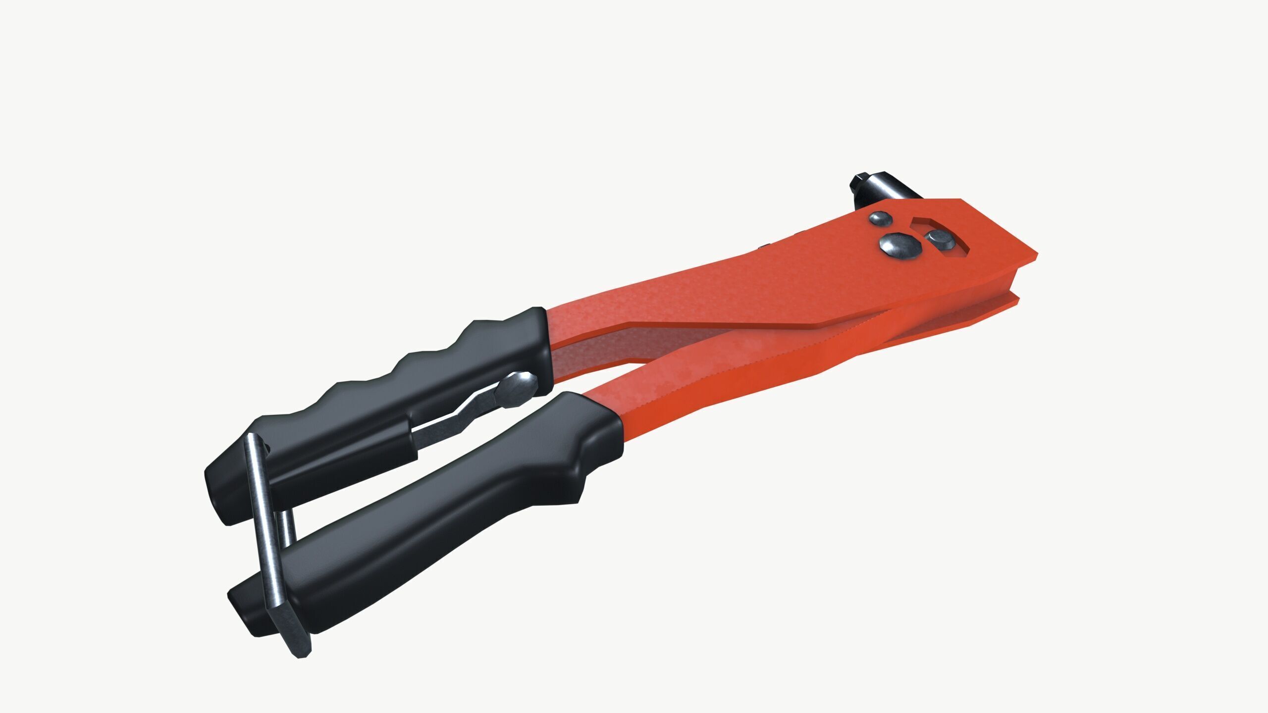 Rivet gun blister Low-poly 3D model_2
