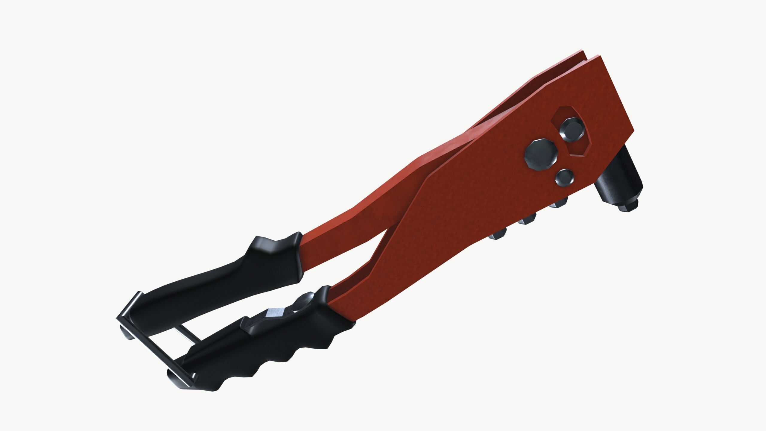 Rivet gun blister Low-poly 3D model_3