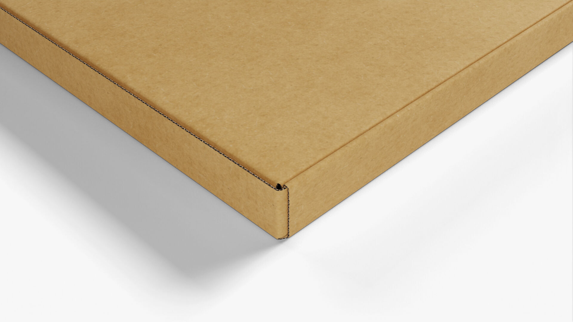8 inch Kraft Paper Pizza Box 3D model_7