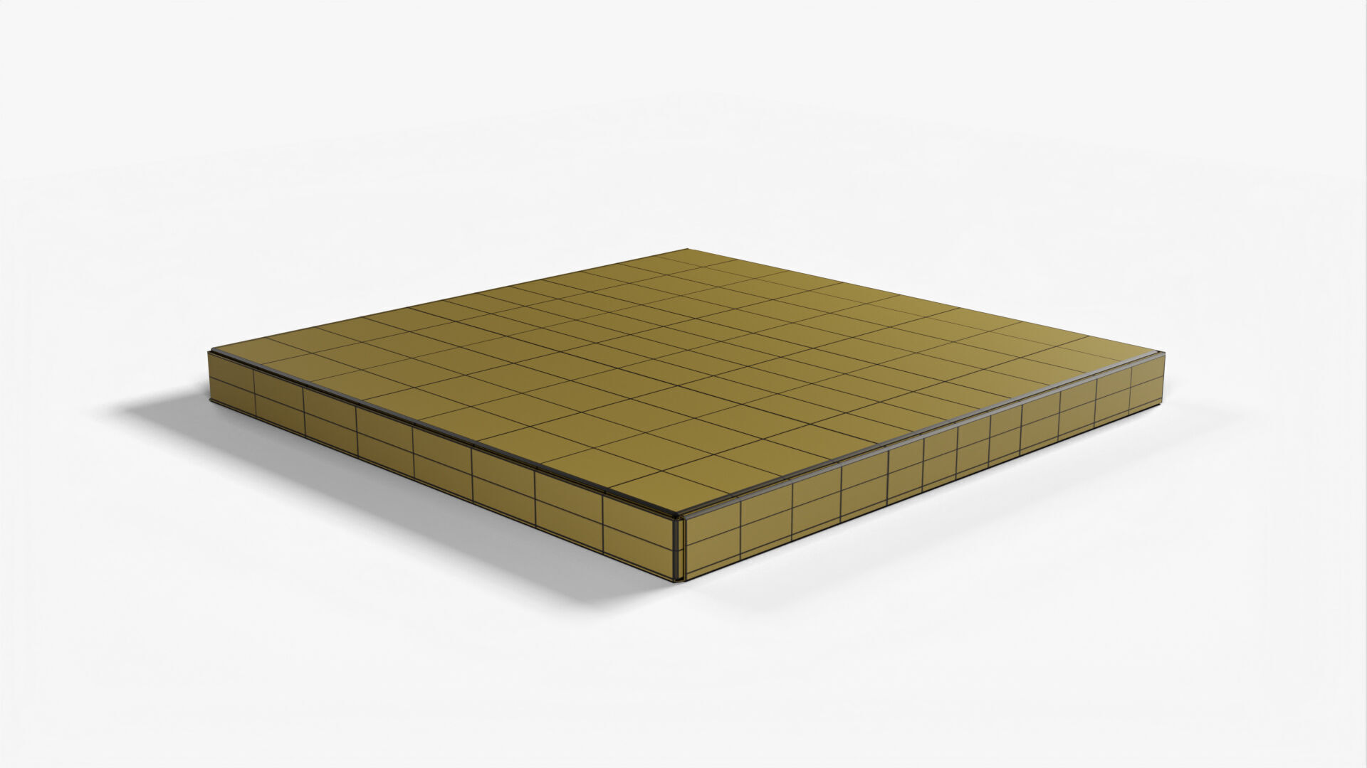 8 inch Kraft Paper Pizza Box 3D model_18