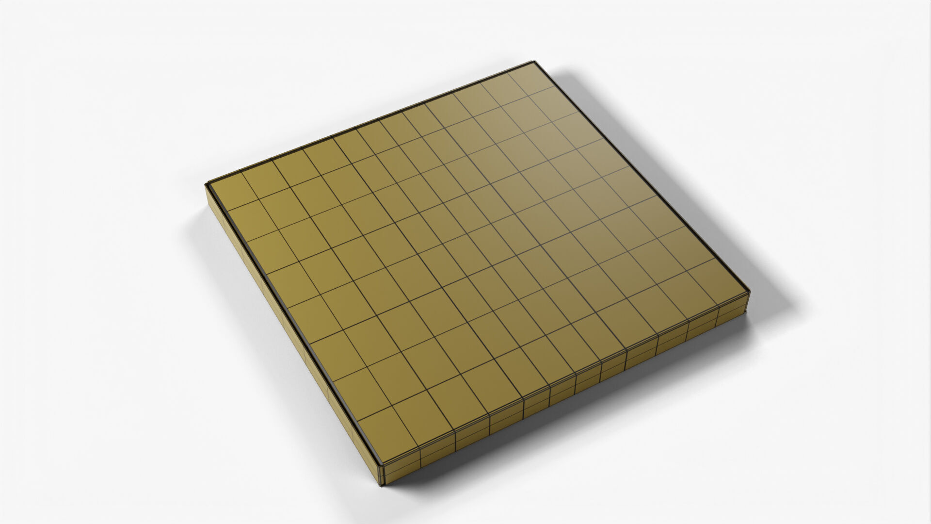 8 inch Kraft Paper Pizza Box 3D model_16