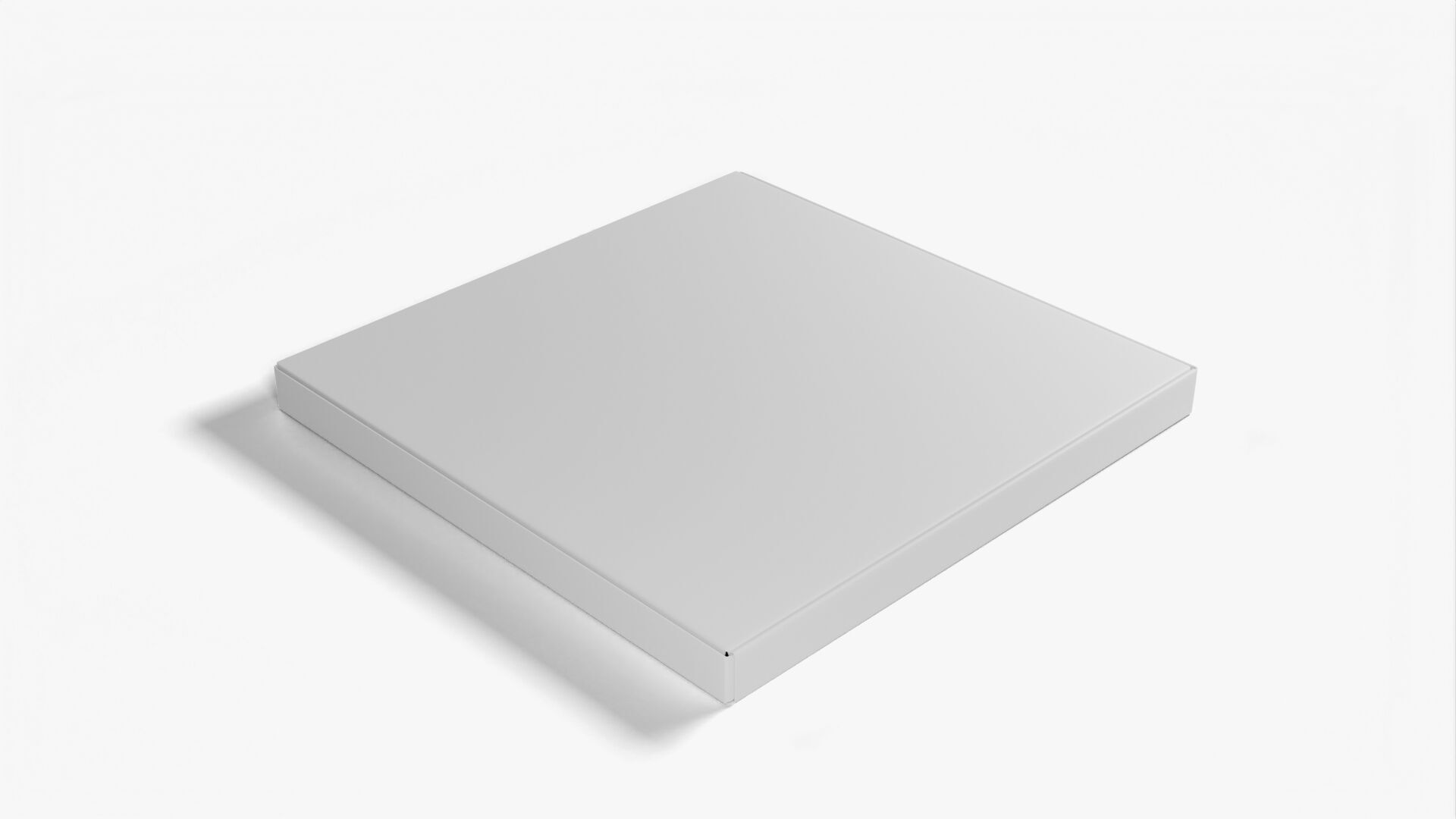 8 inch Kraft Paper Pizza Box 3D model_8