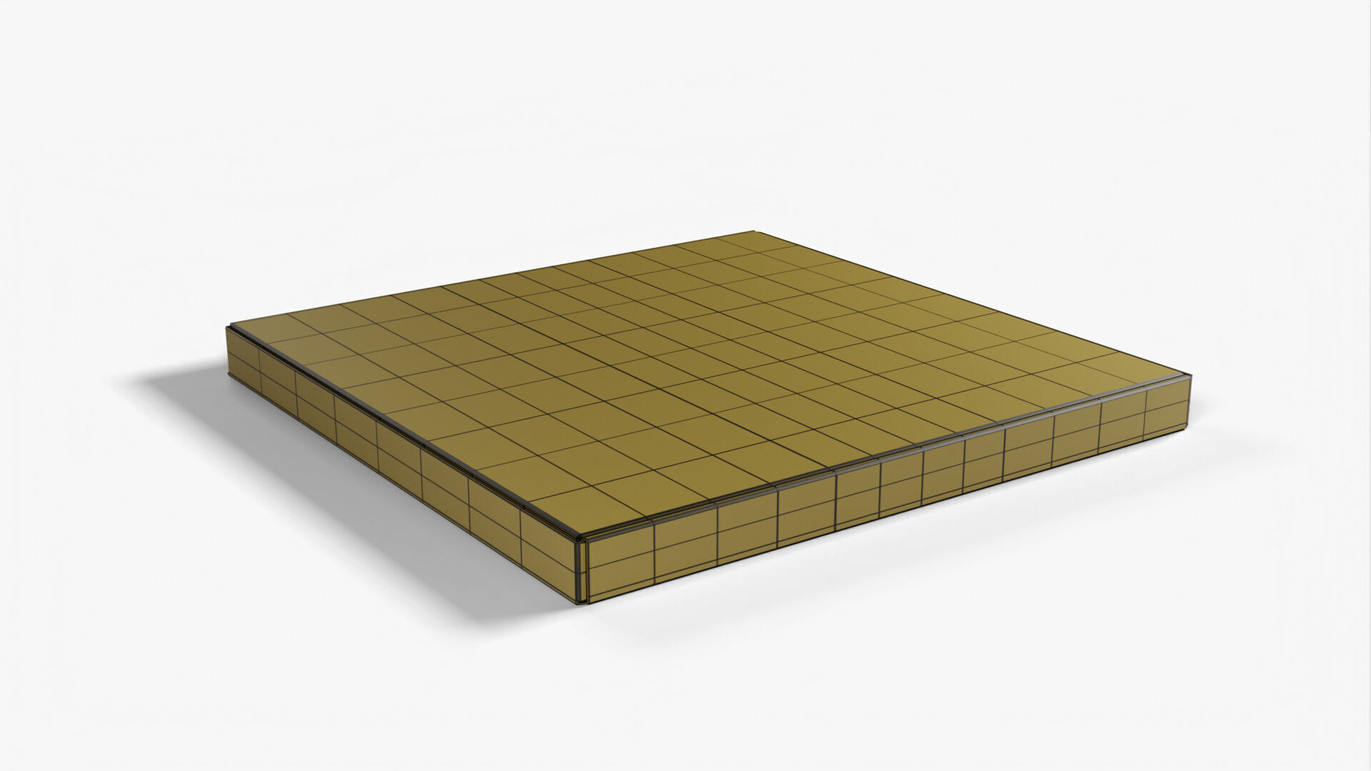 8 inch Kraft Paper Pizza Box 3D model_15