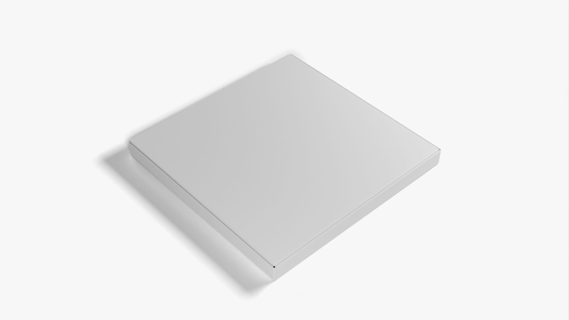 8 inch Kraft Paper Pizza Box 3D model_11