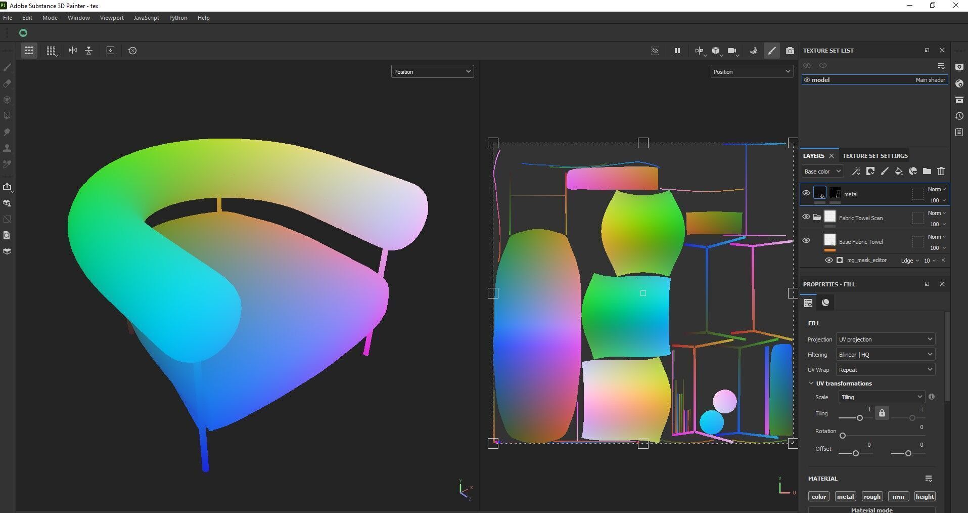 Modern Accent Chair 3d Model Low-poly 3D model_28