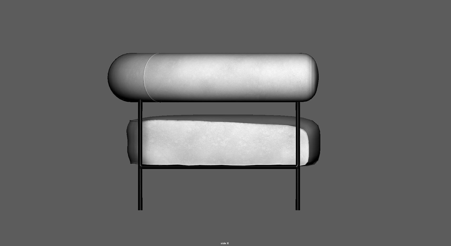Modern Accent Chair 3d Model Low-poly 3D model_19