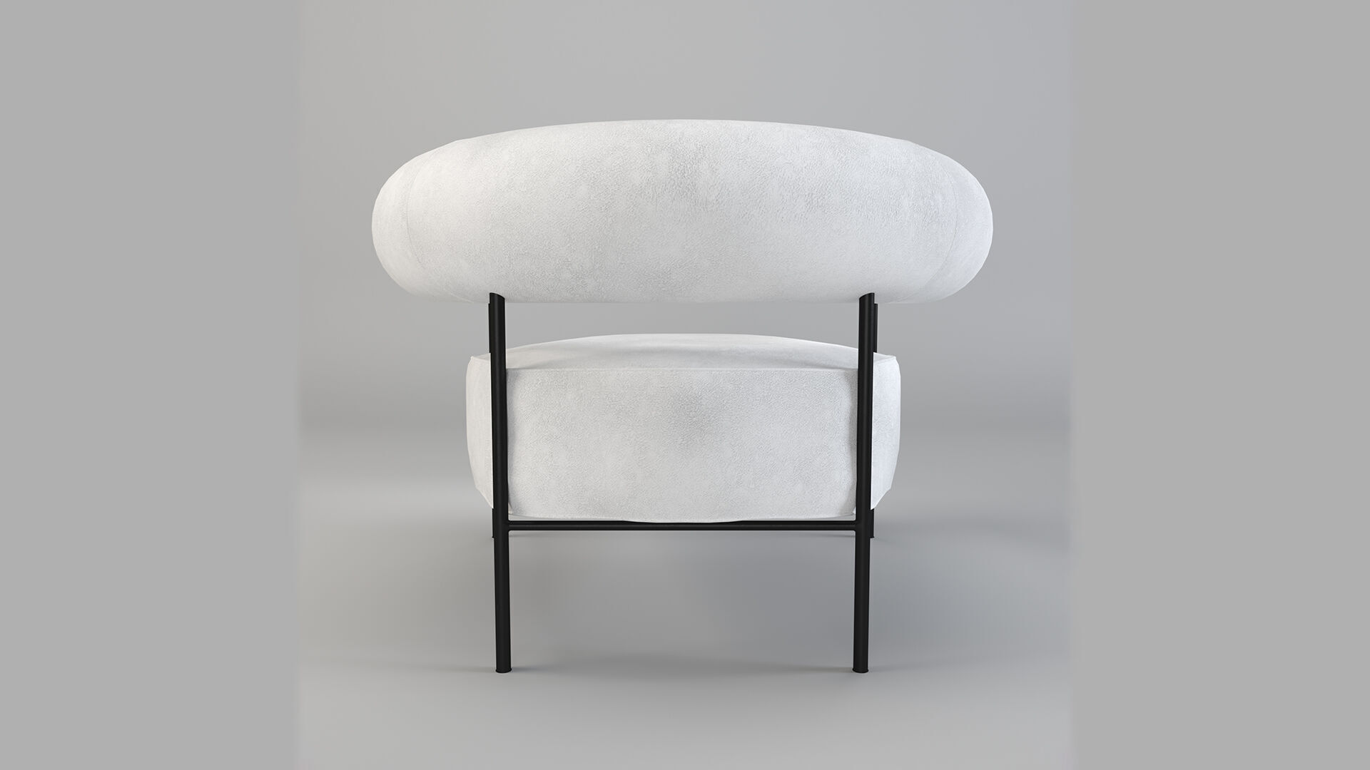 Modern Accent Chair 3d Model Low-poly 3D model_6