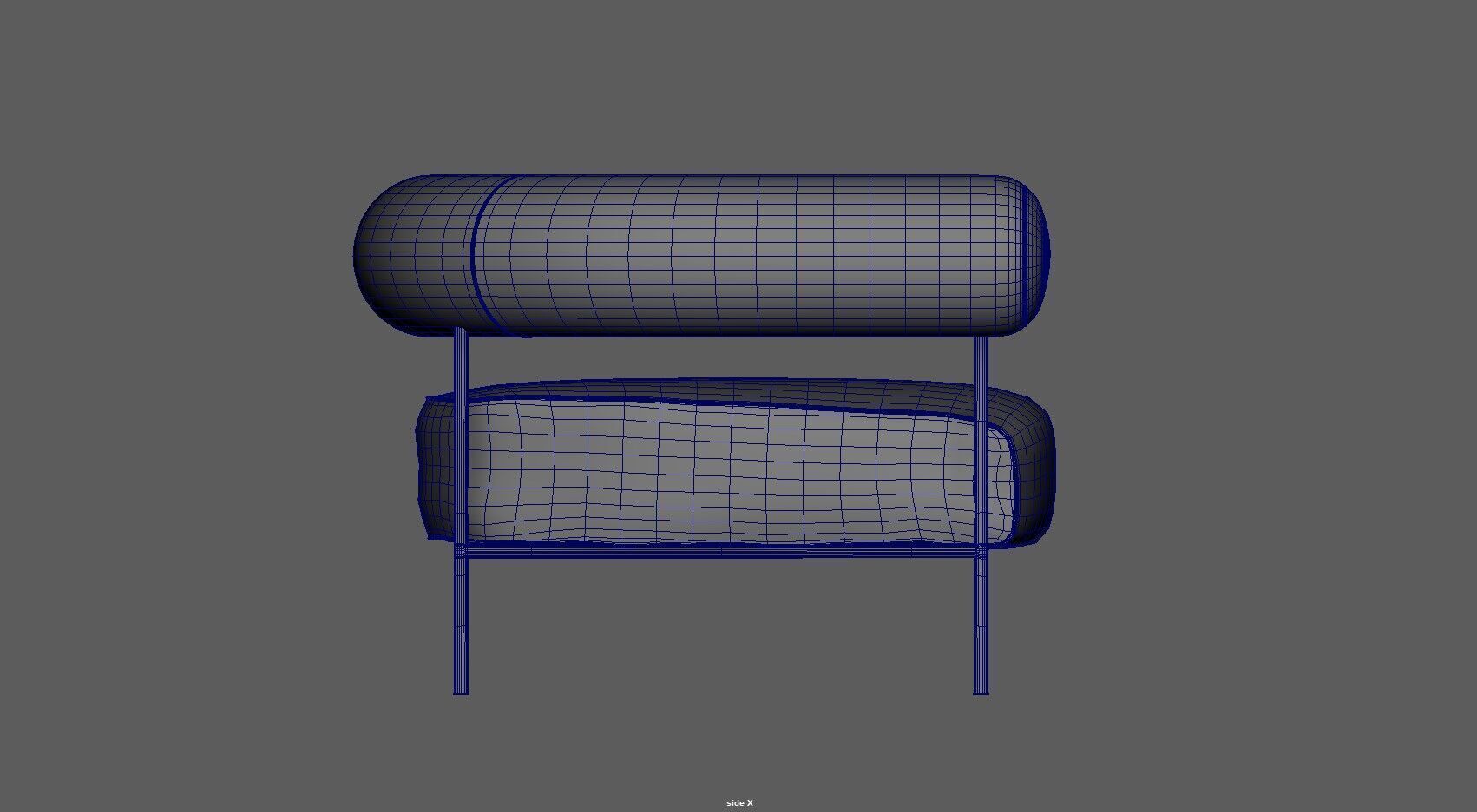 Modern Accent Chair 3d Model Low-poly 3D model_21