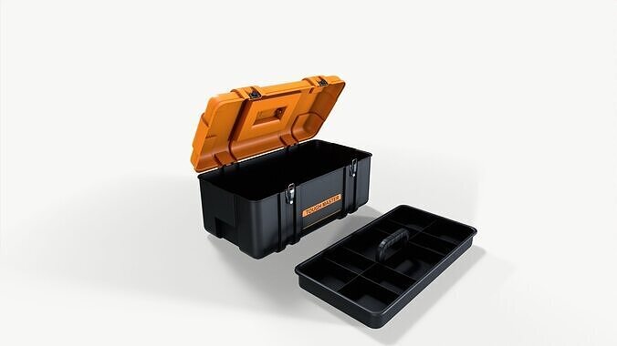 Tool Kit Box Low-poly 3D model