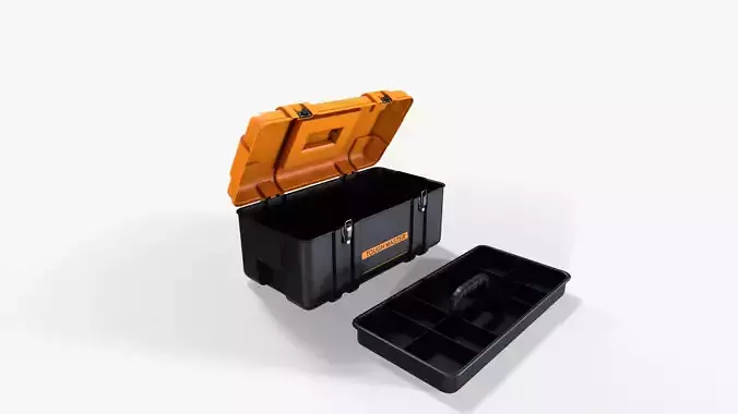 Tool Kit Box Low-poly 3D model