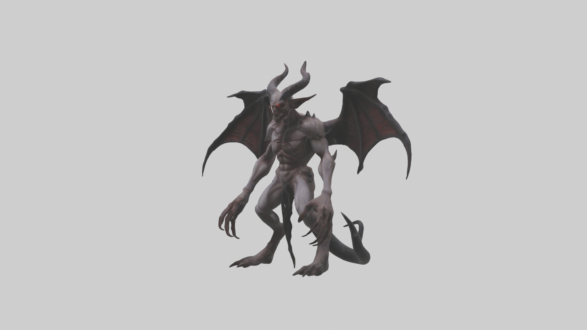 Fallen Demon model 3D model_1