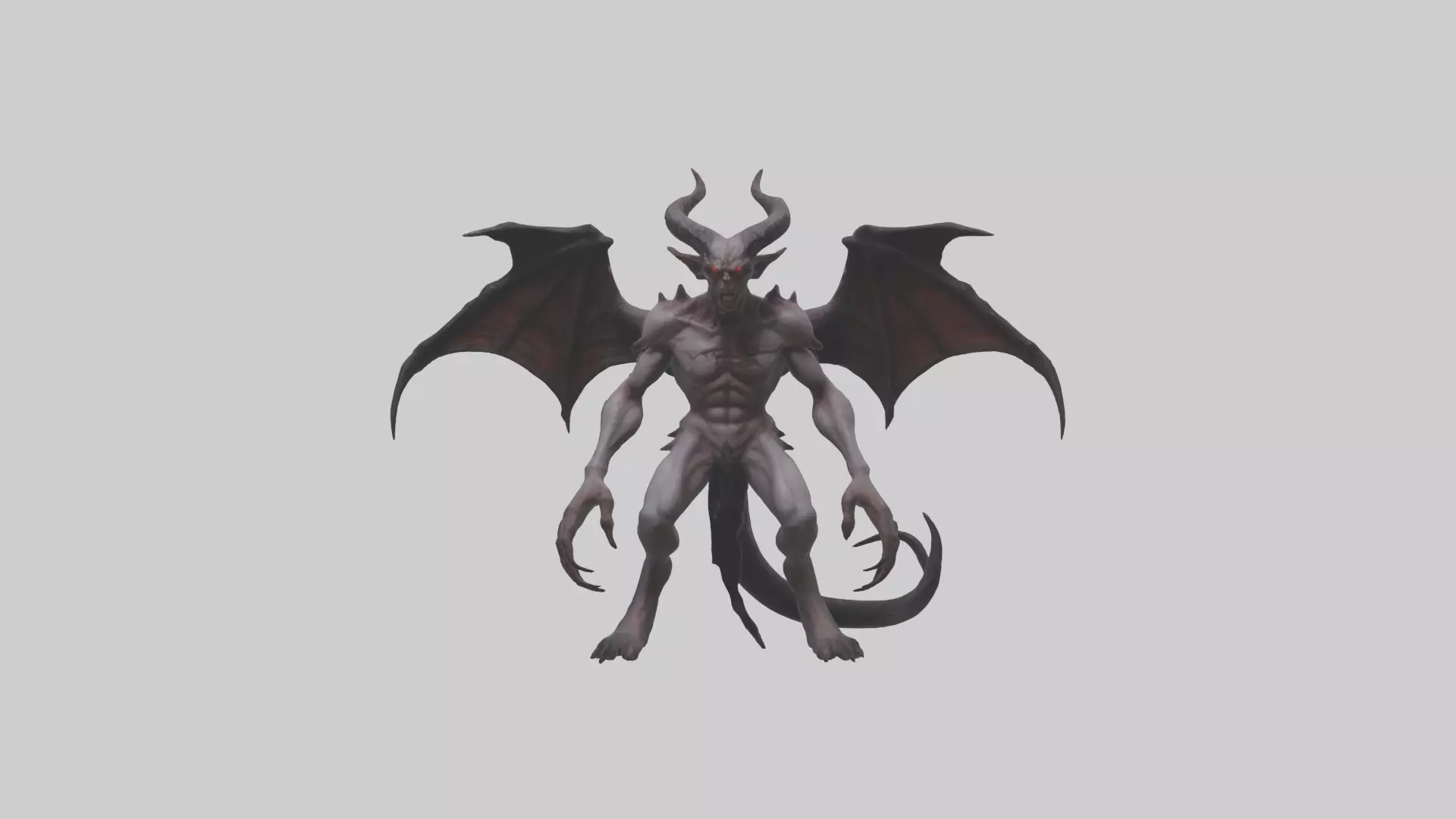 Fallen Demon model 3D model_0