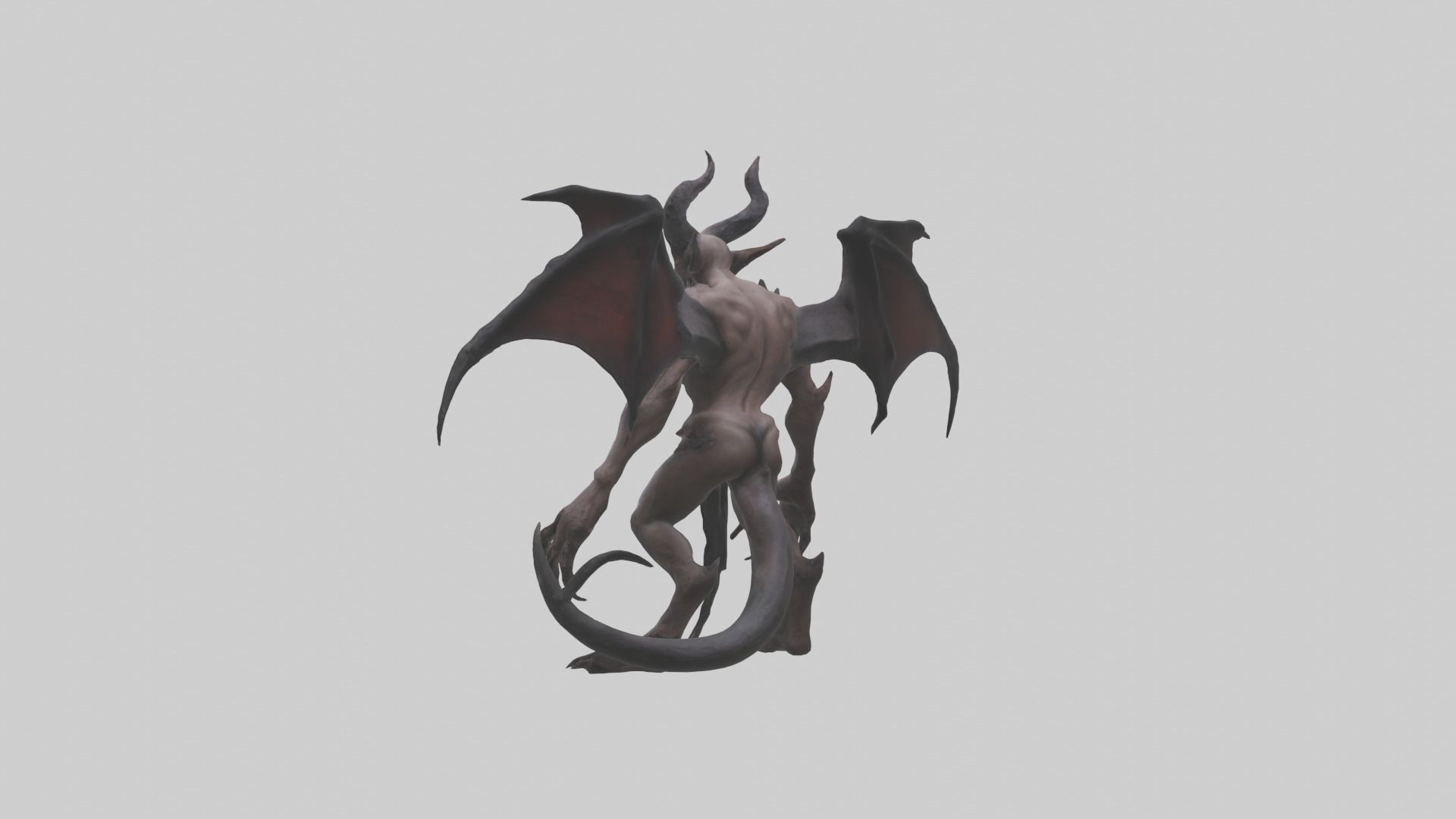 Fallen Demon model 3D model_3