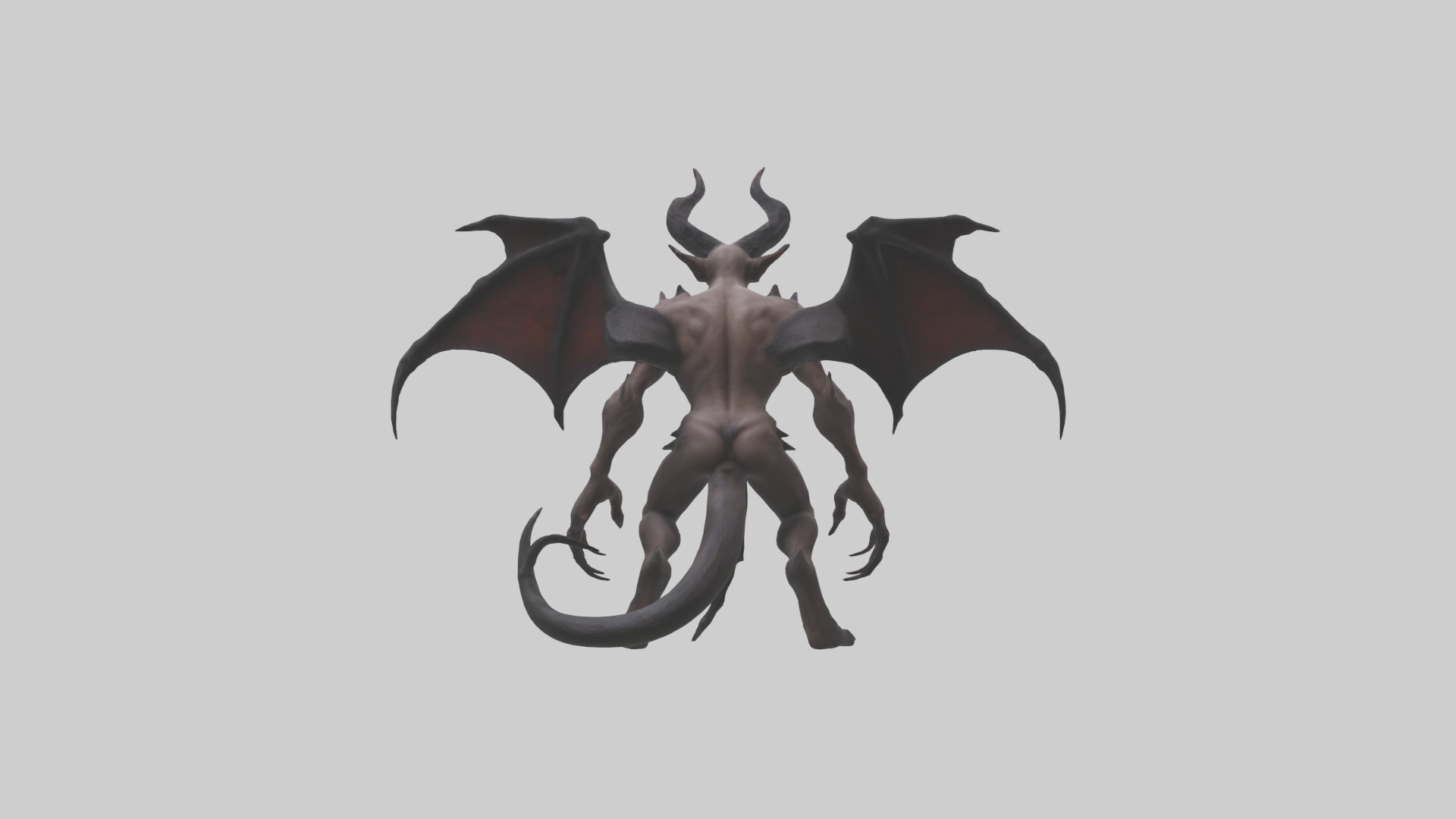 Fallen Demon model 3D model_2