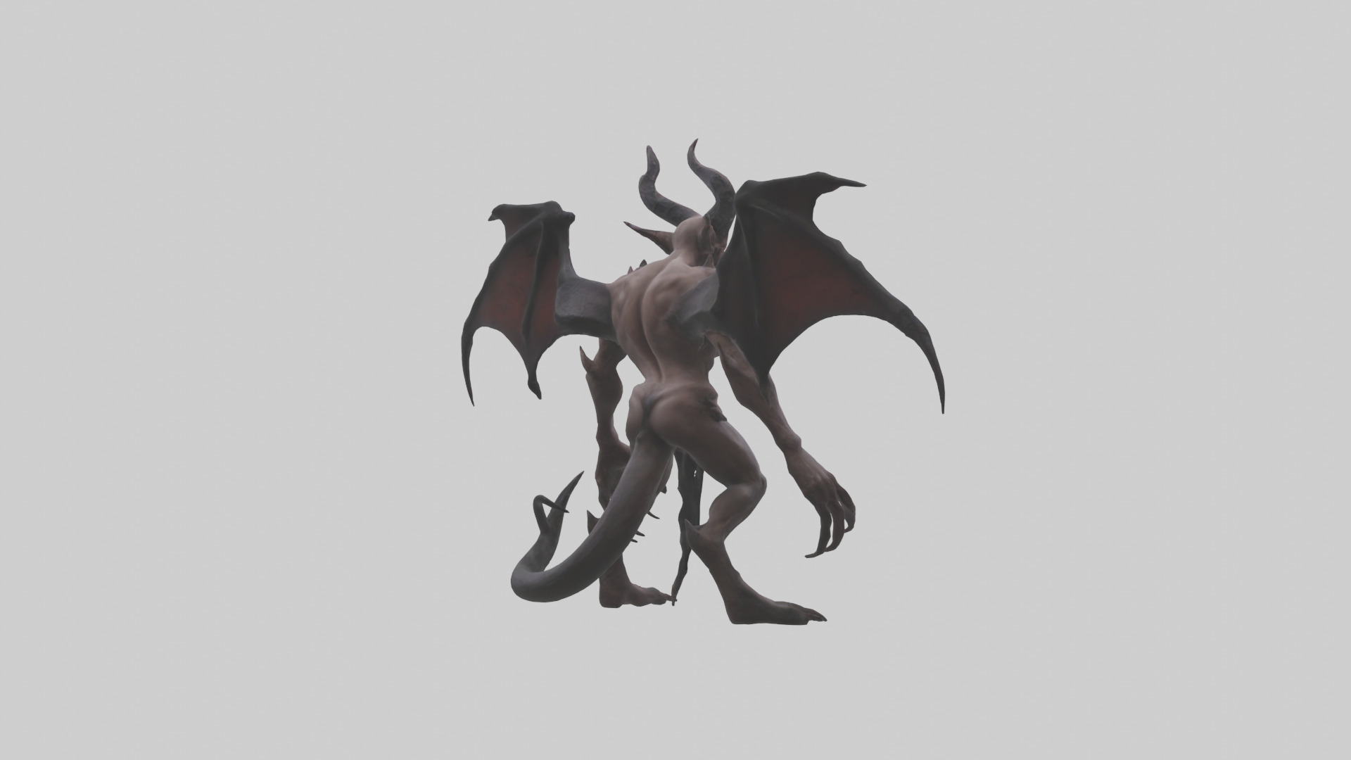 Fallen Demon model 3D model_4
