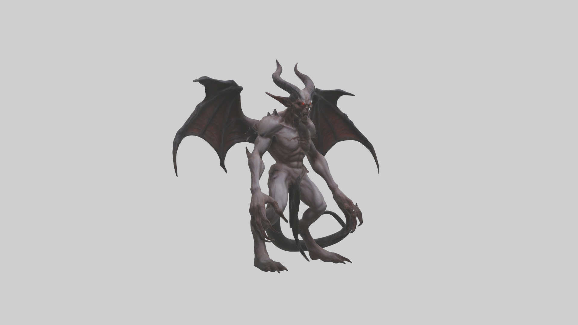 Fallen Demon model 3D model_9