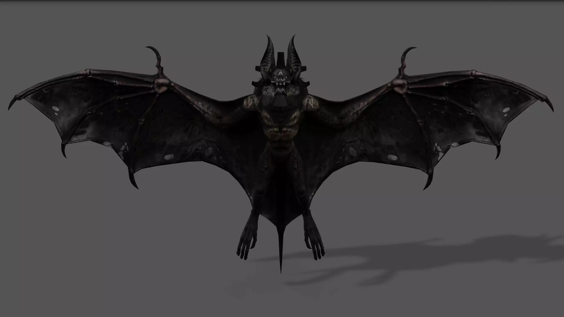 BAT RIGGED ANIMATED 10 Low-poly 3D model_0