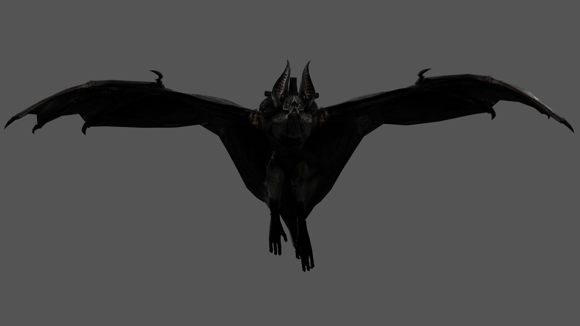 BAT RIGGED ANIMATED 10 Low-poly 3D model_4