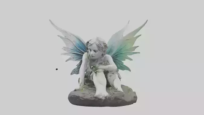 Fallen Faerie statue model