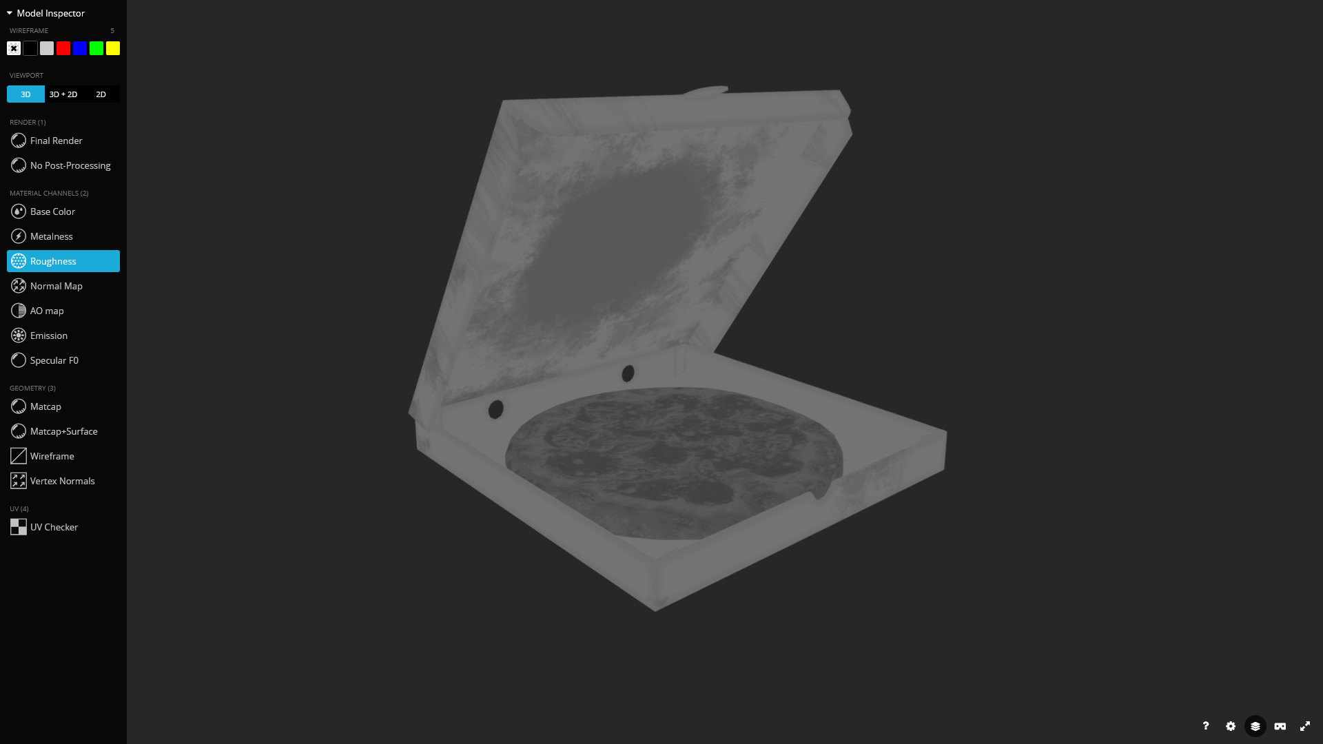 Pizza Margherita 3D Model Game Ready Low-poly 3D model_8