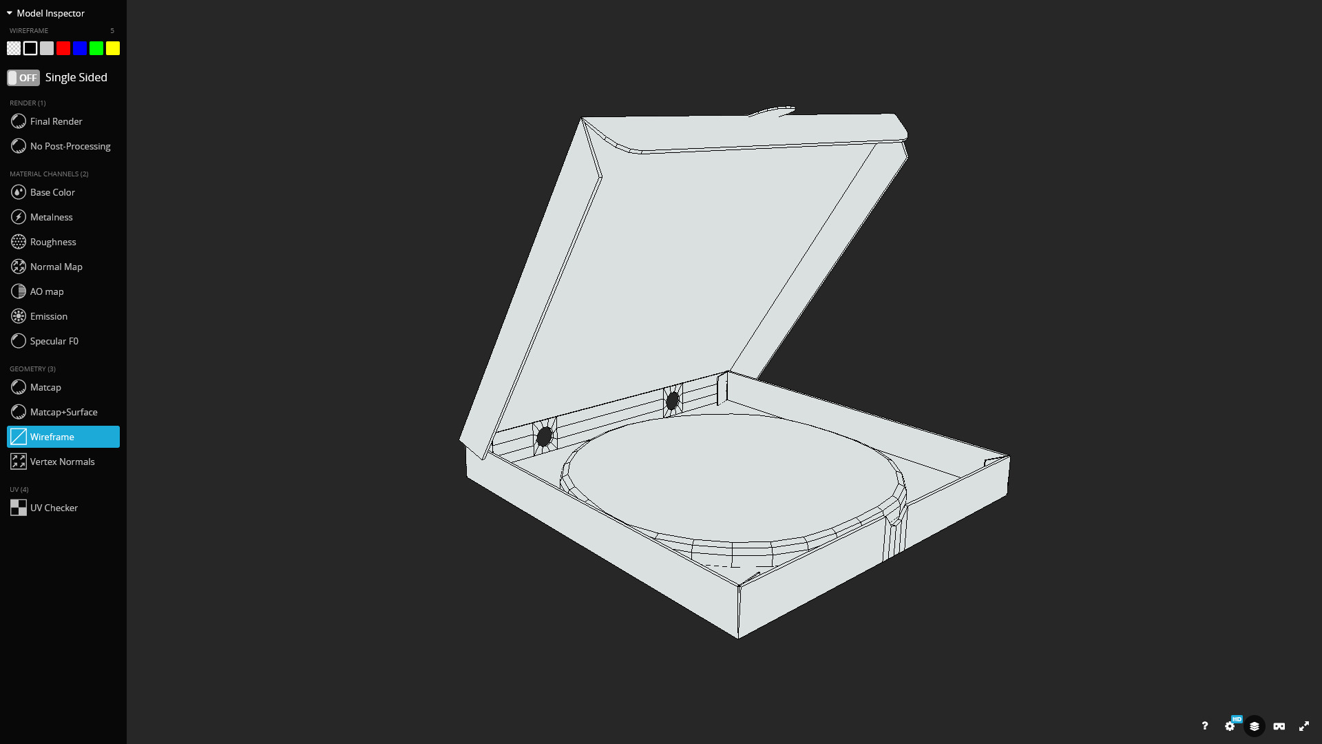 Pizza Margherita 3D Model Game Ready Low-poly 3D model_5