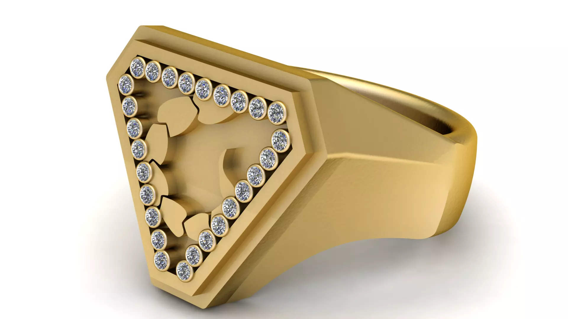 SCORPION STING DESIGN GOLD RING 3D PRINTABLE MODEL 3D print model