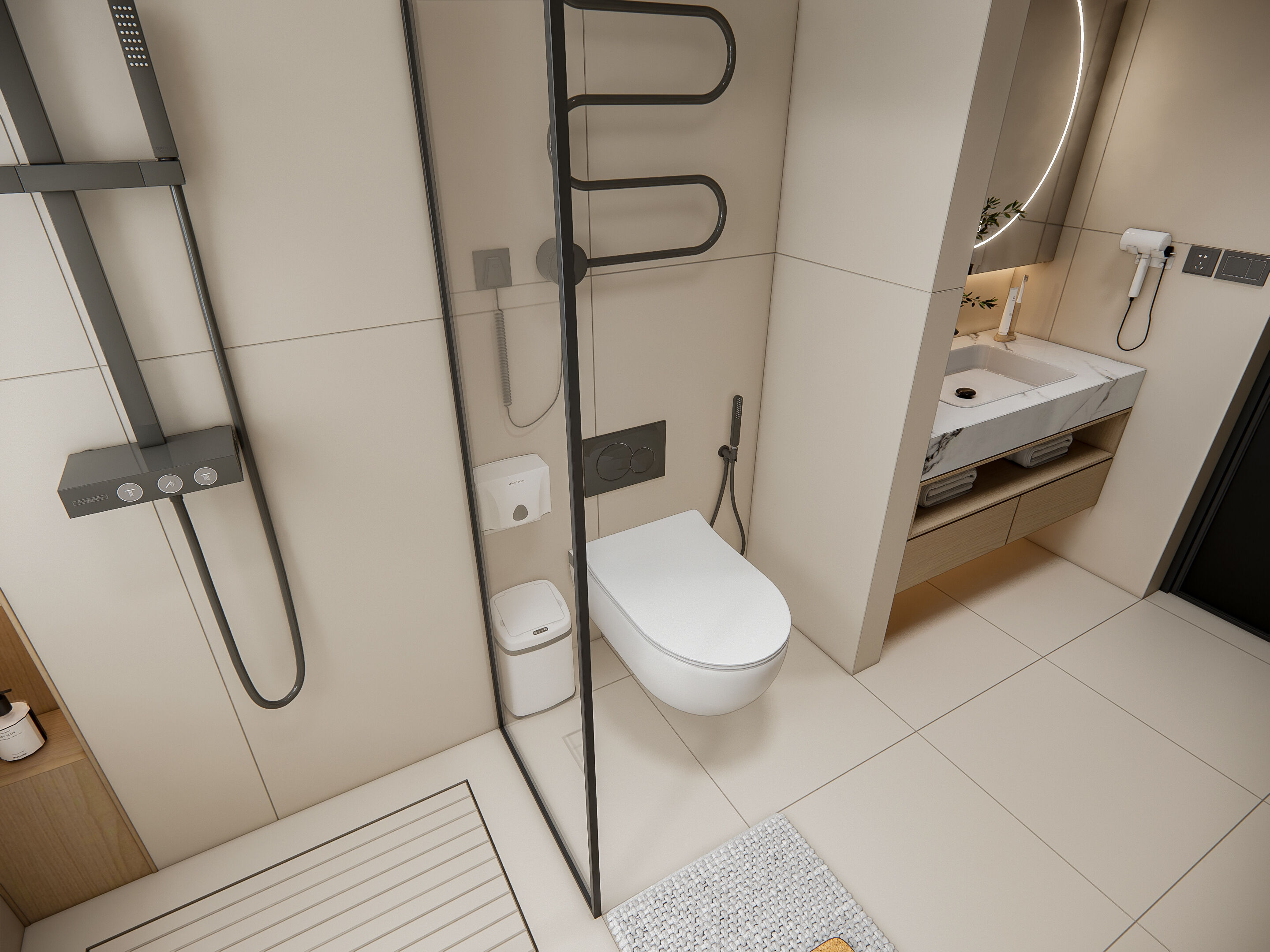 Bathroom 105 3D model_7