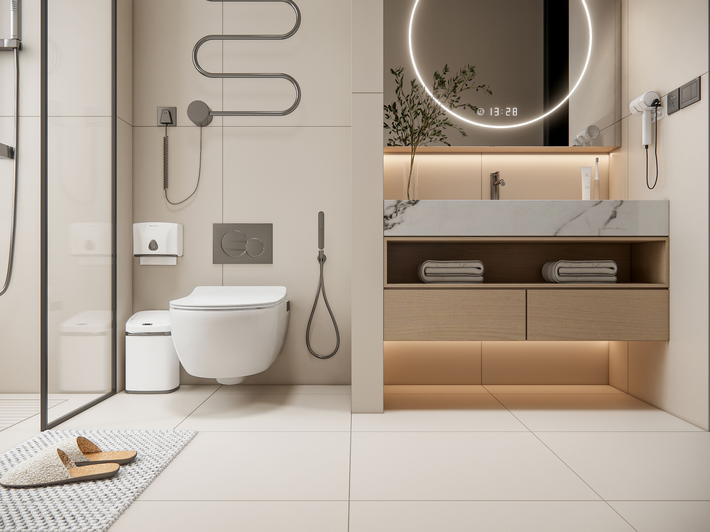 Bathroom 105 3D model_5