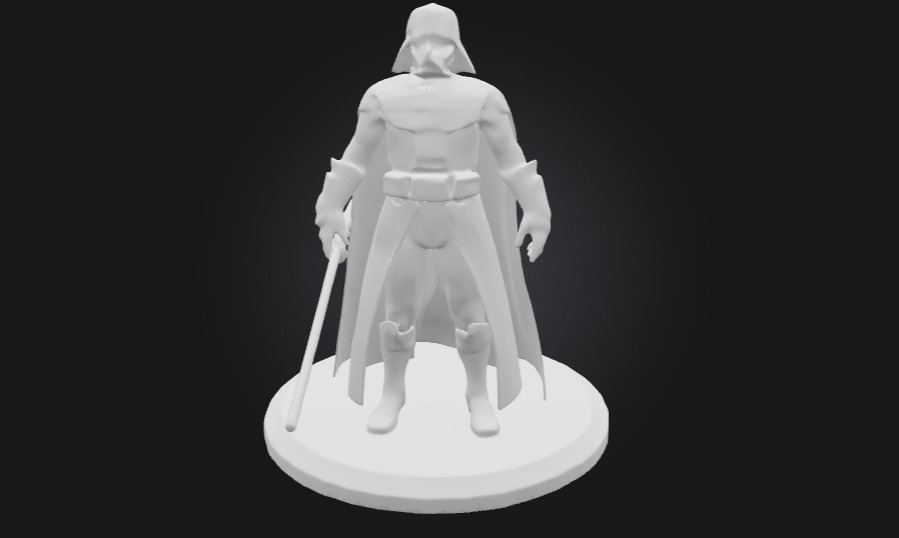 Dark Lord 3D Printable Statue Sith Warrior Collectible Figure 3D print model_6