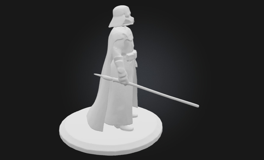 Dark Lord 3D Printable Statue Sith Warrior Collectible Figure 3D print model_7